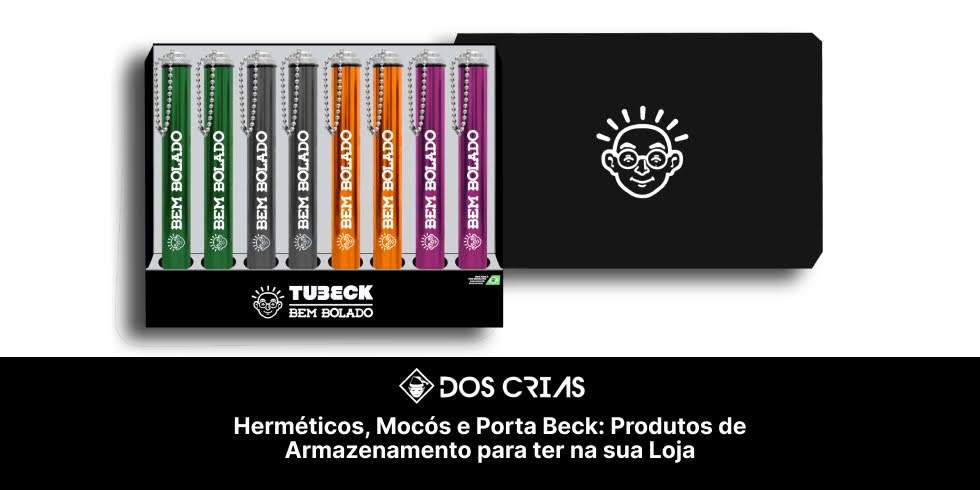 Herméticos e Porta Beck: Itens de Armazenamento para sua Tabacaria